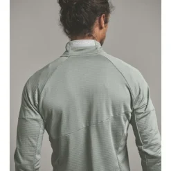 OrtovoxFleece Light Grid Jacket - Polaire en laine mérinos homme