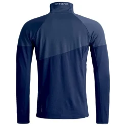 OrtovoxFleece Light Grid Jacket - Polaire en laine mérinos homme