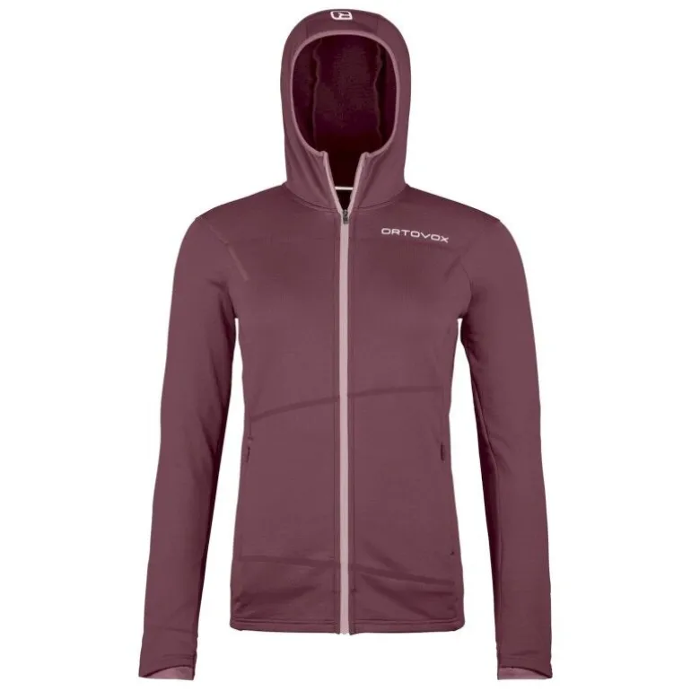OrtovoxFleece Light Hoody - Polaire en laine mérinos femme