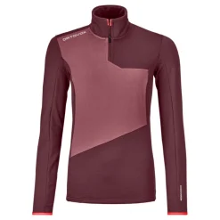 OrtovoxFleece Light Zip Neck - Polaire femme