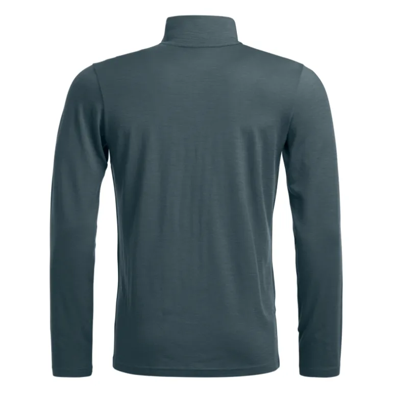 Ortovox185 Rock'N'Wool Zip Neck - Maillot thermique laine mérinos homme