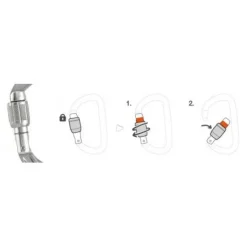 PetzlWilliam Screw-Lock - Mousqueton
