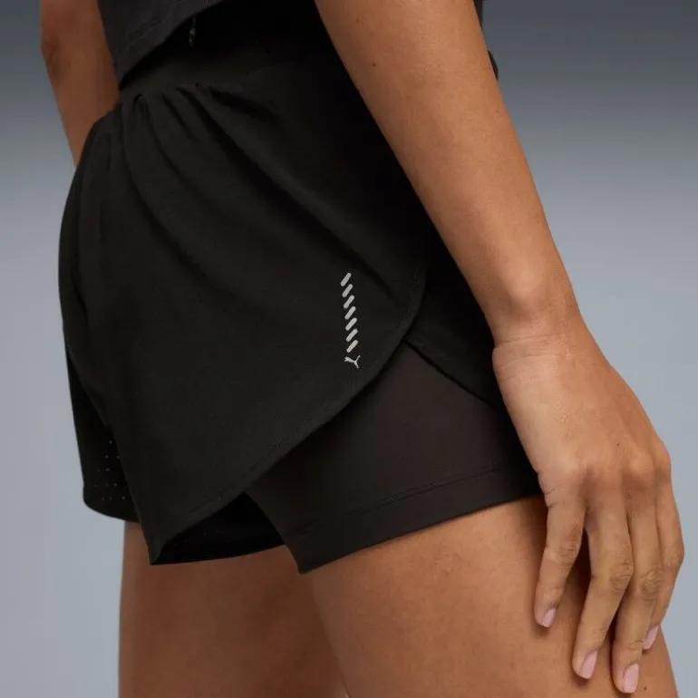 PumaW Dreamrun 2In1 3" Drycell Short - Short running femme
