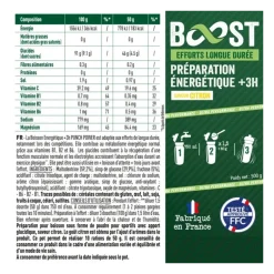 Punch PowerBoisson FFC - Boost Energetique - Plus 3 Heures - 500 g - Boisson énergétique