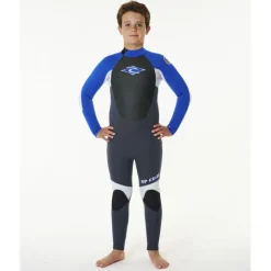 Rip CurlJunior Omega 3/2 mm Back Zip Wetsuit - Combinaison de surf enfant