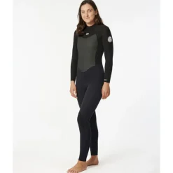 Rip CurlWomen Freelite 4/3 mm Back Zip Wetsuit - Combinaison de surf femme