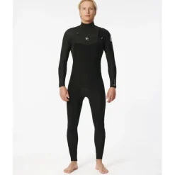 Rip CurlDawn Patrol 4/3 mm Chest Zip Wetsuit - Combinaison de surf homme