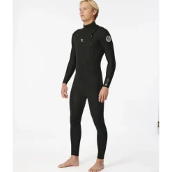 Rip CurlDawn Patrol Perf 4/3 mm Chest Zip Wetsuit - Combinaison de surf homme