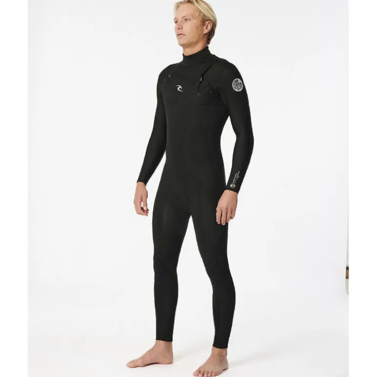 Rip CurlDawn Patrol Perf 4/3 mm Chest Zip Wetsuit - Combinaison de surf homme