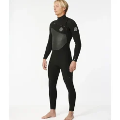 Rip CurlFlashbomb 3/2 mm Chest Zip Wetsuit - Combinaison de surf homme