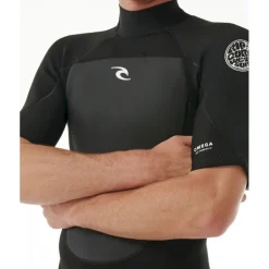 Rip CurlOmega 2/2 mm Back Zip Short Sleeve Wetsuit - Combinaison de surf homme