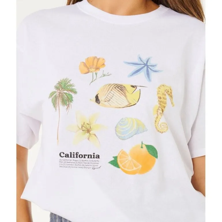 Rip CurlPoolside Heritage Tee - T-shirt femme