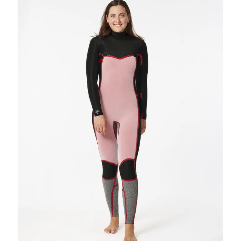 Rip CurlWomen Dawn Patrol 3/2 mm Chest Zip Wetsuit - Combinaison de surf femme