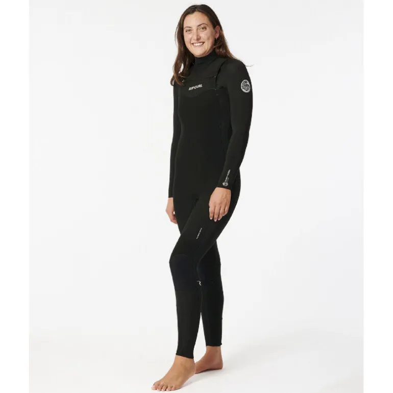 Rip CurlWomen Dawn Patrol 3/2 mm Chest Zip Wetsuit - Combinaison de surf femme