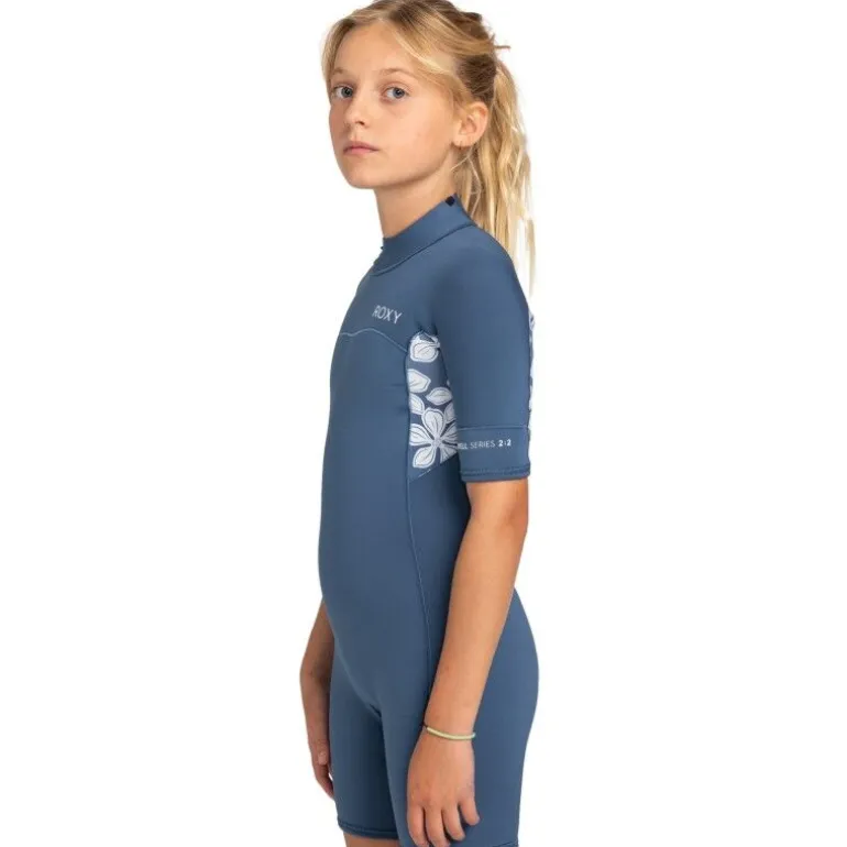 Roxy2.0 Swell S Girl Ss Bz Qloc - Combinaison de surf enfant