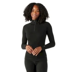 SmartwoolClassic Thermal Merino Base Layer 1/4 Zip - Maillot thermique laine mérinos femme