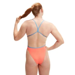 SpeedoWomen's Eco+ Solid Vback - Maillot de bain natation femme