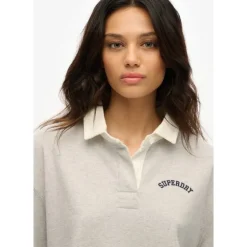 SuperdryAth Essential Graphic Rugby - T-shirt femme
