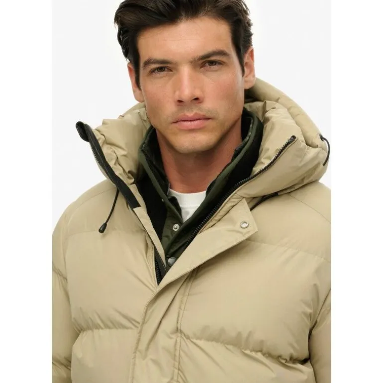SuperdryHooded Mid Length Sports Puffer - Doudoune homme