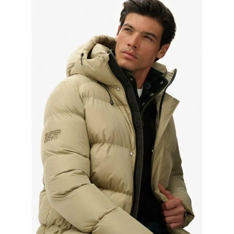 SuperdryHooded Mid Length Sports Puffer - Doudoune homme