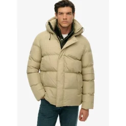 SuperdryHooded Mid Length Sports Puffer - Doudoune homme