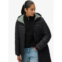 SuperdryHood Fuji Lite Mid Padded Jkt - Doudoune femme