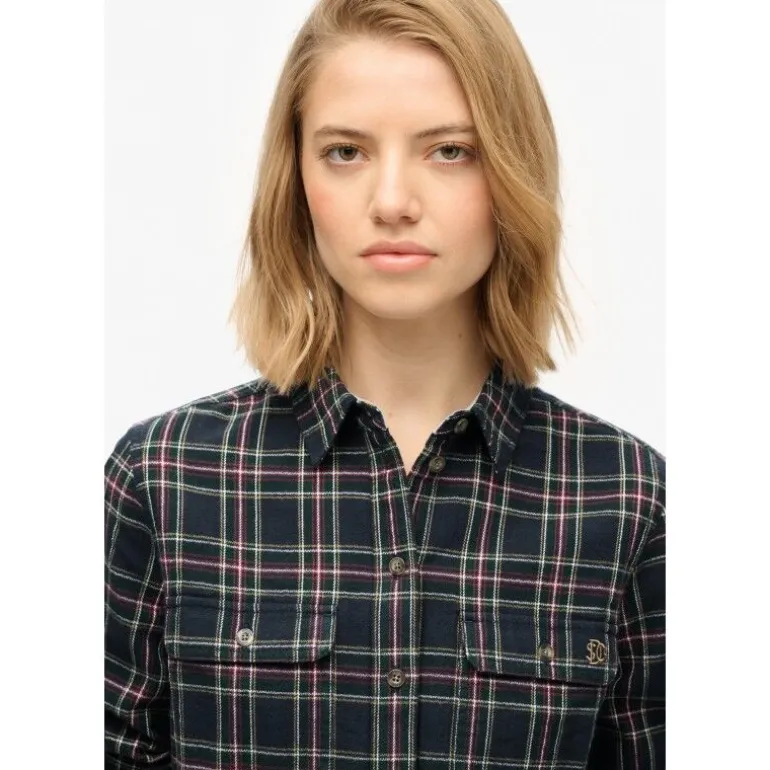 SuperdryLumberjack Check Flannel Shirt - Chemise femme