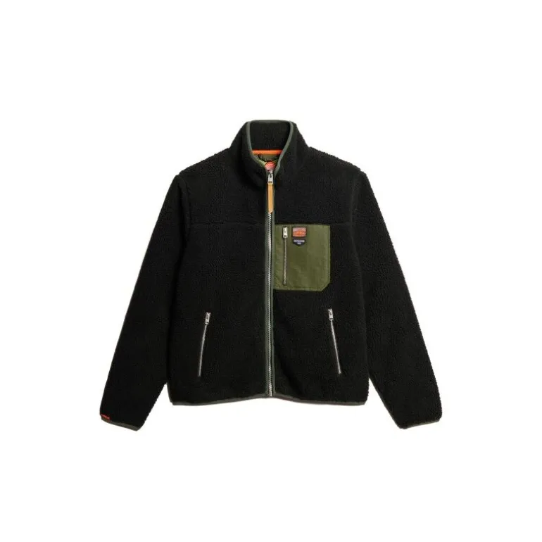 SuperdryVintage Retro Borg Fleece Jacket - Polaire homme