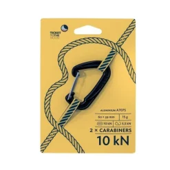 Ticket to the MoonAluminium carabiner 10kN x2 - Mousqueton