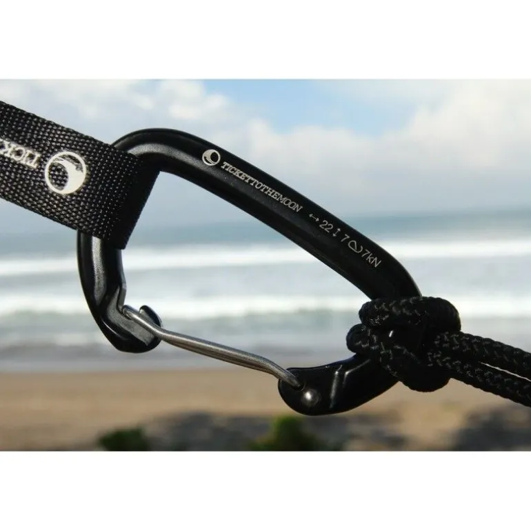 Ticket to the MoonAluminium carabiner 22kN x2 - Mousqueton