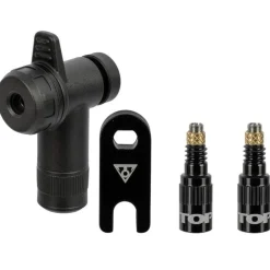 TopeakTurboFlow Valve Combo with RapidHead - Pompe à vélo