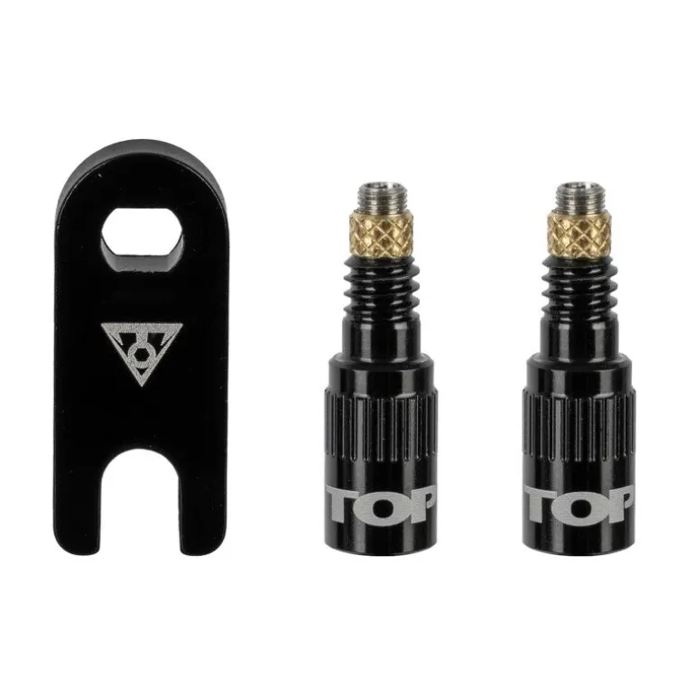 TopeakTurboFlow Valve Combo with RapidHead - Pompe à vélo