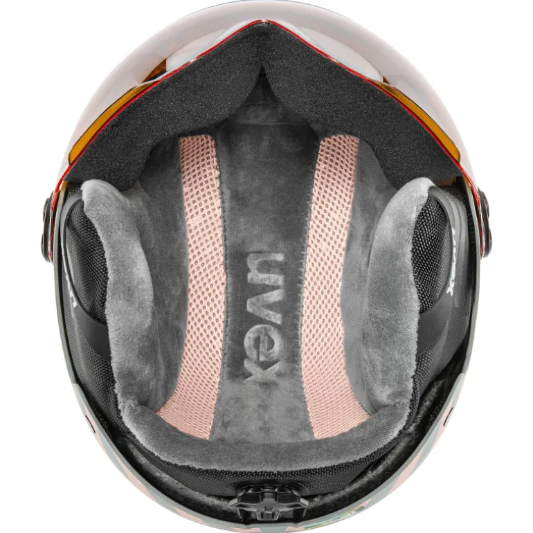 UvexRocket JR Visor - Casque ski avec visière enfant