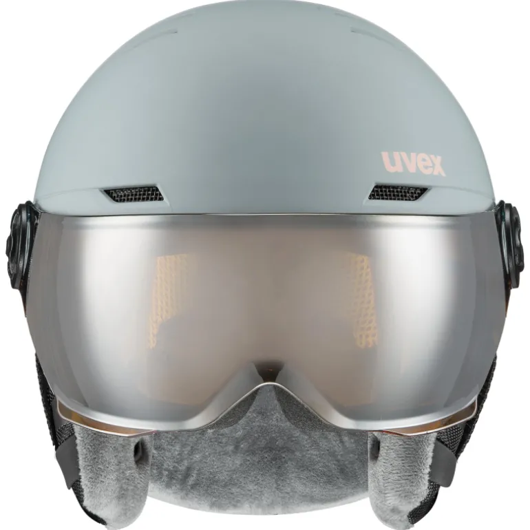 UvexRocket JR Visor - Casque ski avec visière enfant