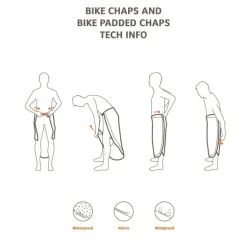 VaudeBike padded Chaps - Pantalon VTT