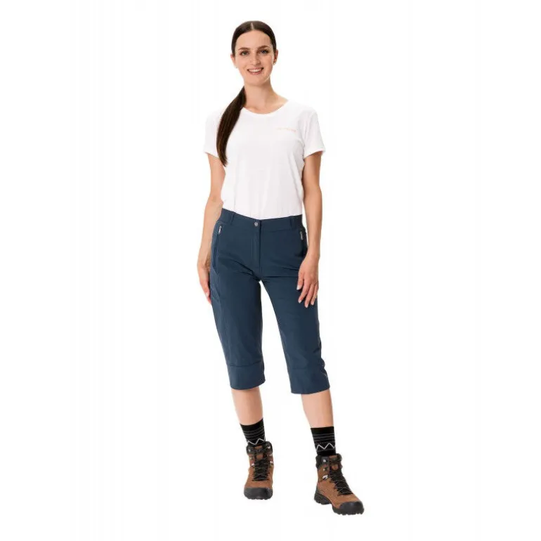 VaudeFarley Stretch Capri III - Pantalon randonnée femme
