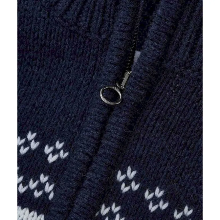 We NorwegiansSetesdal Zip Up Pullover - Pull en laine mérinos homme