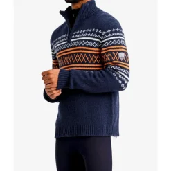 We NorwegiansSetesdal Zip Up Pullover - Pull en laine mérinos homme